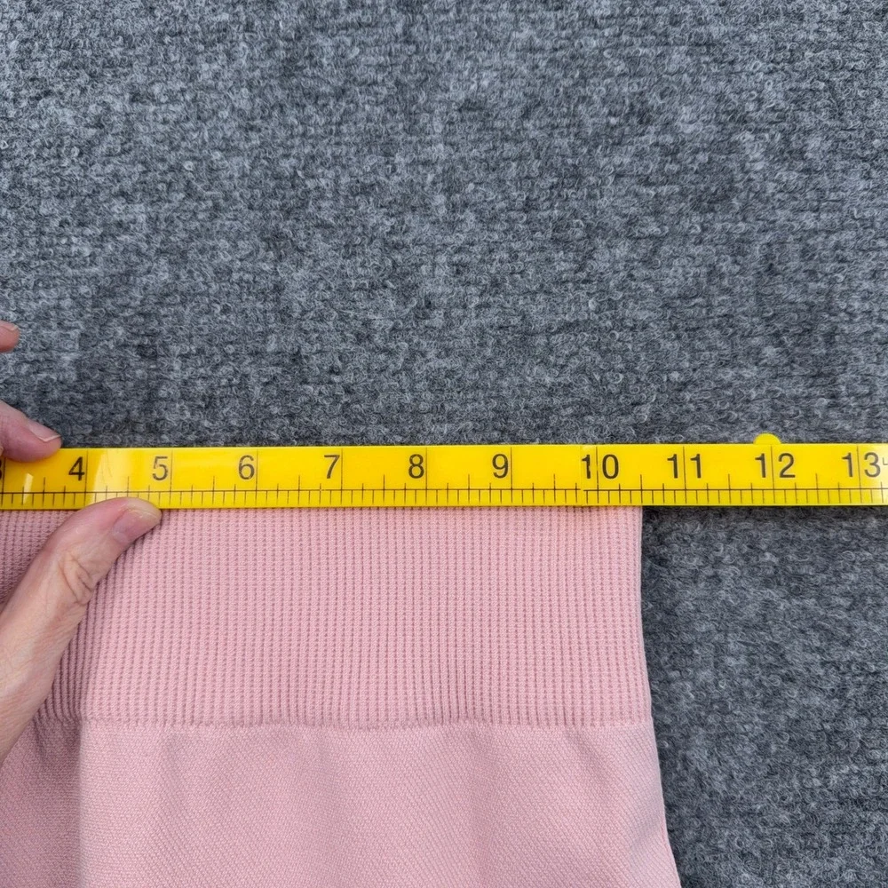 Copper Key Girls Pink Ribbed Waist Flare Leggings Pants Kids‎ Size S M